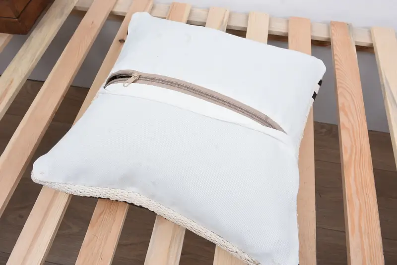 Vintage Pillow, Farmhouse Cushion Case, 14x14 White Cushion, Kilim Pillow, Ethnic Pillow Cover Pillow Cover, Pillow Sham, Kilim Pillow Cover - 8