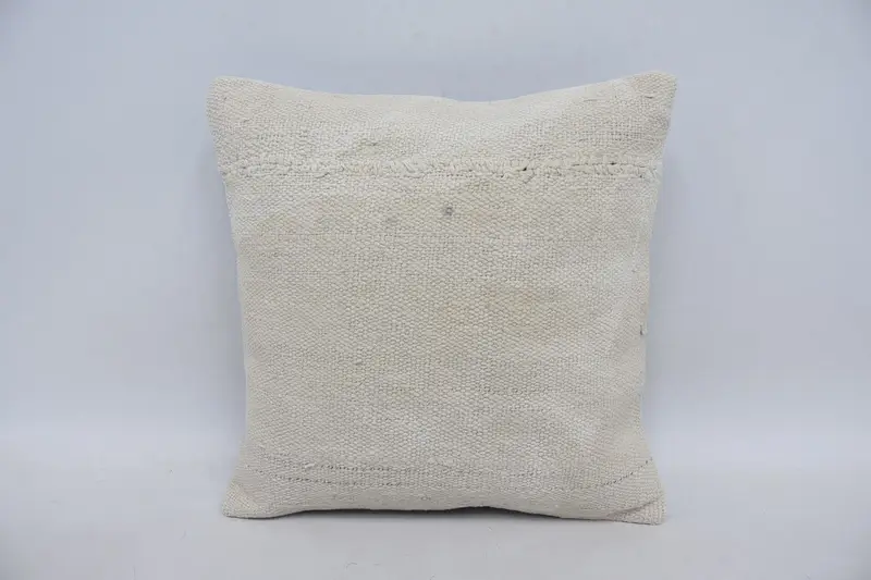 Jubiläumsgeschenk, Vintage-Kissenbezug, 35,6 x 35,6 cm, antikes Beige, Euro-Kissenbezug - 1