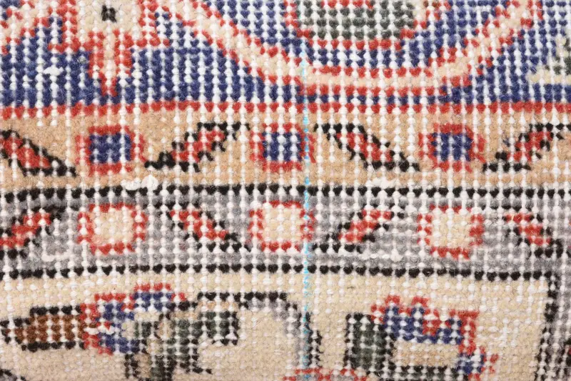 Ethnical Kilim Rug Pillow, Kilim Cushion Sham, 12x24 Blue Cushion Case, Knitted Cushion Cover, Cushion Cover, Home Decor Pillow - 3