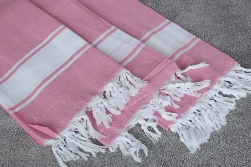 Scarf Towel, Bridesmaid Gift Towel, 70x40 Cotton Striped Towel, Beach Towel Bulk, Gym Towel, Best Beach Towel, Personalized Wedding Gift For Couple - 5