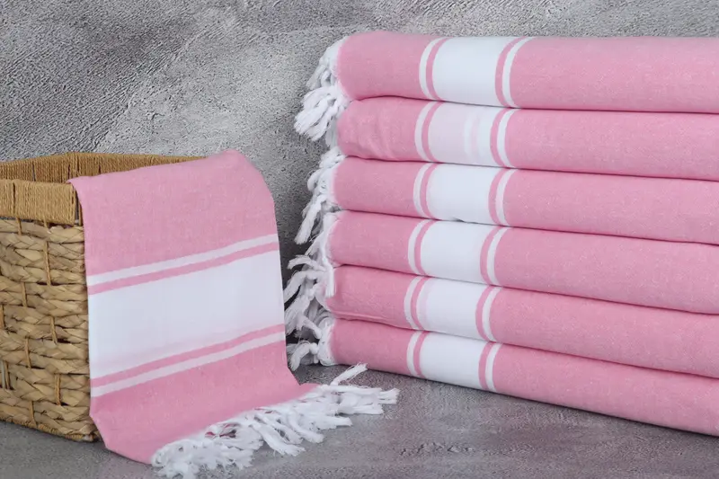 Scarf Towel, Bridesmaid Gift Towel, 70x40 Cotton Striped Towel, Beach Towel Bulk, Gym Towel, Best Beach Towel, Personalized Wedding Gift For Couple - 3