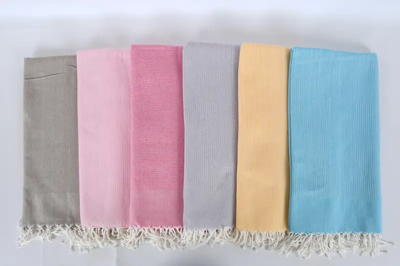 Wedding Shower Gift, Peshtemal Towel, Bachelorette Party Gift, Bridesmaid Gift, 70x38 Cotton Geometric Towel, Custom Bath Towel, Wedding Gifts Towel - 3