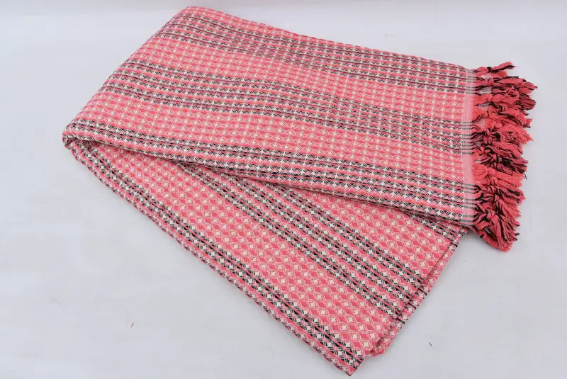 Turkish Blanket, 96x70 Cotton Striped Towel, Valentines Day Gift Idea, Bachelorette Party Favors, Wedding Favors, Turkish Towel Beach Blanket - 5