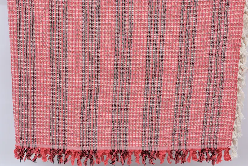 Turkish Blanket, 96x70 Cotton Striped Towel, Valentines Day Gift Idea, Bachelorette Party Favors, Wedding Favors, Turkish Towel Beach Blanket - 7