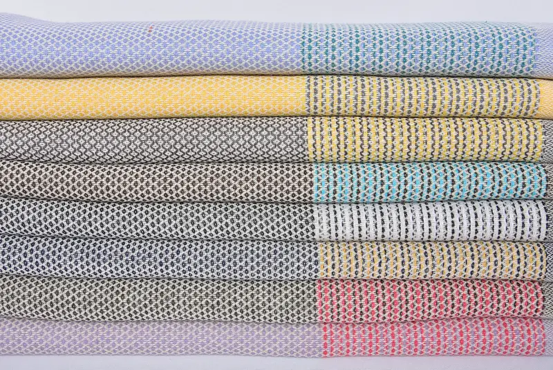Quick-Dry Beach Towel, 70x40 Cotton Geometric Towel, Halloween Gifts, Luxury Turkish Bath Towel, Bridal Shower Gift, Organic towel, Peshtemal Towel - 2