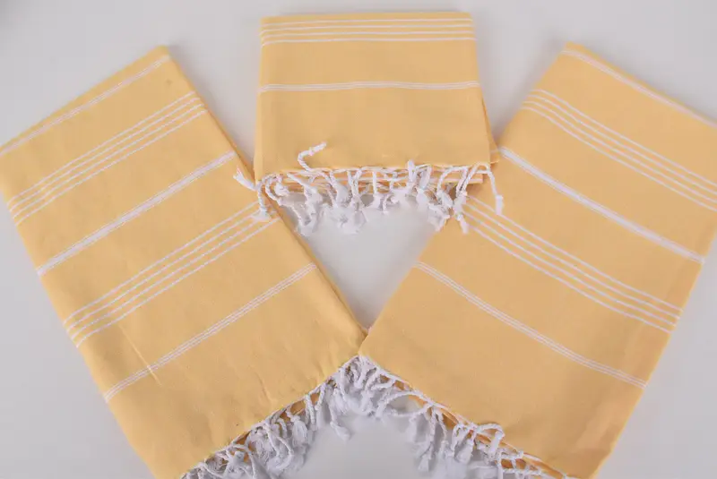 Bridal Shower Gift, Turkish Towel Set, Bridesmaid Towel, Engagement Gift, Gym Towel, 70x40 Cotton Striped Towel, Wedding Gift, Beach Towel Gift - 6