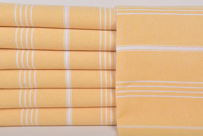Bridal Shower Gift, Turkish Towel Set, Bridesmaid Towel, Engagement Gift, Gym Towel, 70x40 Cotton Striped Towel, Wedding Gift, Beach Towel Gift - 1