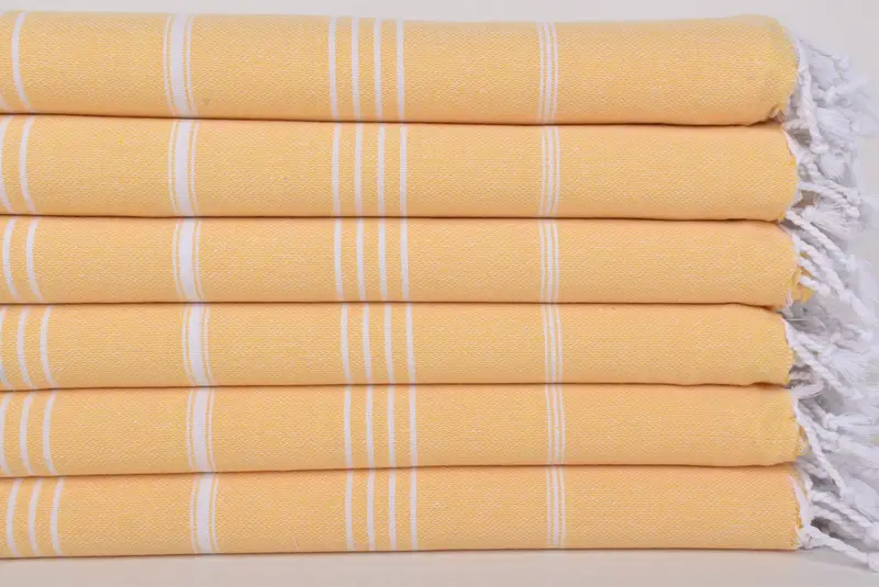 Bridal Shower Gift, Turkish Towel Set, Bridesmaid Towel, Engagement Gift, Gym Towel, 70x40 Cotton Striped Towel, Wedding Gift, Beach Towel Gift - 2