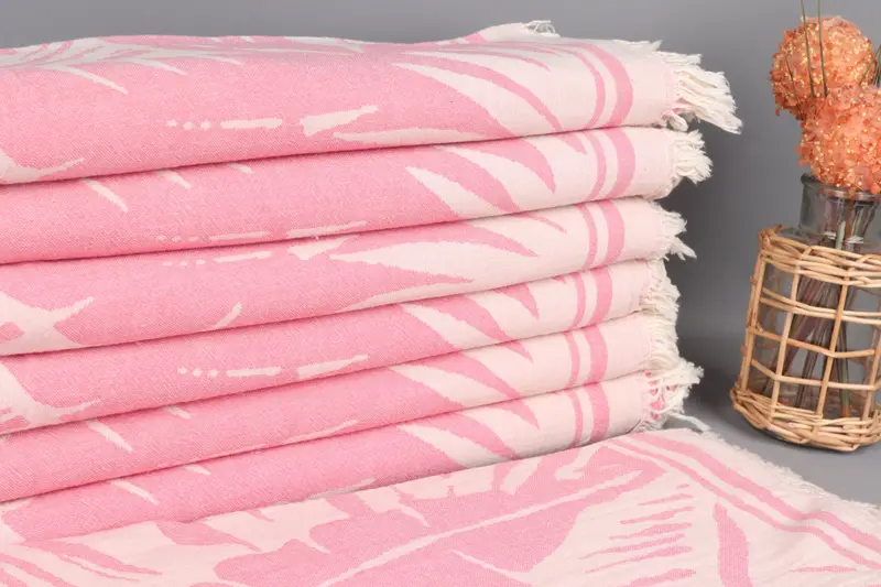 70x36 Cotton Floral Patterned Towel, Organic Turkish towel, Towel With Name, Luxury towel, Bachelor Party Favors, Bachelor Bachelorette Party Favors - 2
