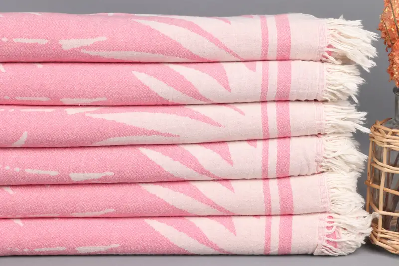 70x36 Cotton Floral Patterned Towel, Organic Turkish towel, Towel With Name, Luxury towel, Bachelor Party Favors, Bachelor Bachelorette Party Favors - 3