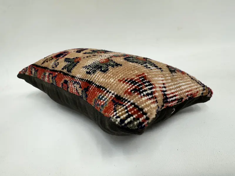 8x16 Beige Cushion, Pillow Case, Boho Pillow, Vintage Kilim Pillow, Vintage Pillow, Art Deco Cushion Case, Armchair Cushion Cover - 6