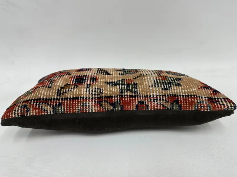 8x16 Beige Cushion, Pillow Case, Boho Pillow, Vintage Kilim Pillow, Vintage Pillow, Art Deco Cushion Case, Armchair Cushion Cover - 5