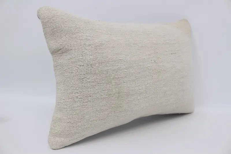 Pillow for Sofa, Chair Cushion Case, Vintage Kilim Pillow, Farmhouse Cushion, 16x24 Beige Pillow Sham, Cushion Cover, Vintage Kilim Throw Pillow - 3
