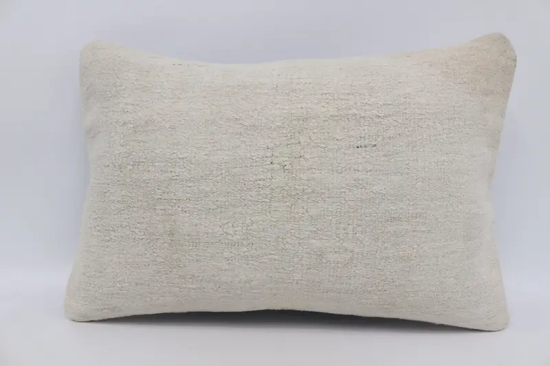 Pillow for Sofa, Chair Cushion Case, Vintage Kilim Pillow, Farmhouse Cushion, 16x24 Beige Pillow Sham, Cushion Cover, Vintage Kilim Throw Pillow - 1