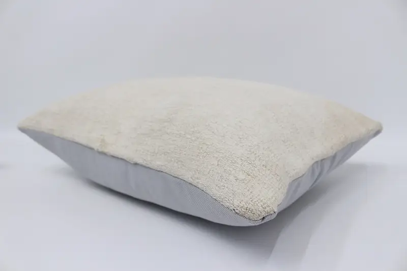 Pillow for Sofa, Chair Cushion Case, Vintage Kilim Pillow, Farmhouse Cushion, 16x24 Beige Pillow Sham, Cushion Cover, Vintage Kilim Throw Pillow - 6