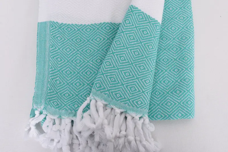 Fouta towel, 70x40 Cotton Diamond Towel, Turkish Beach Towel Monogram, Bachelorette Party Gifts, Wedding Favors, Employee Gifts, Bridesmaid Towel - 8