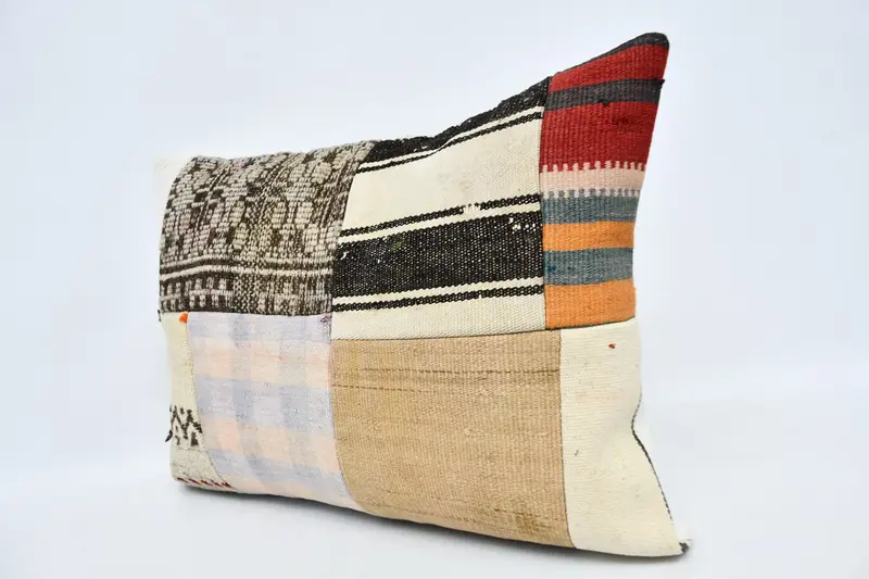 Interior Designer Pillow, Ottoman Pillow Cover, Vintage Pillow, Pillow for Sofa, Pillow Cover, 20x28 Beige Cushion Case, Square Throw Pillow - 4