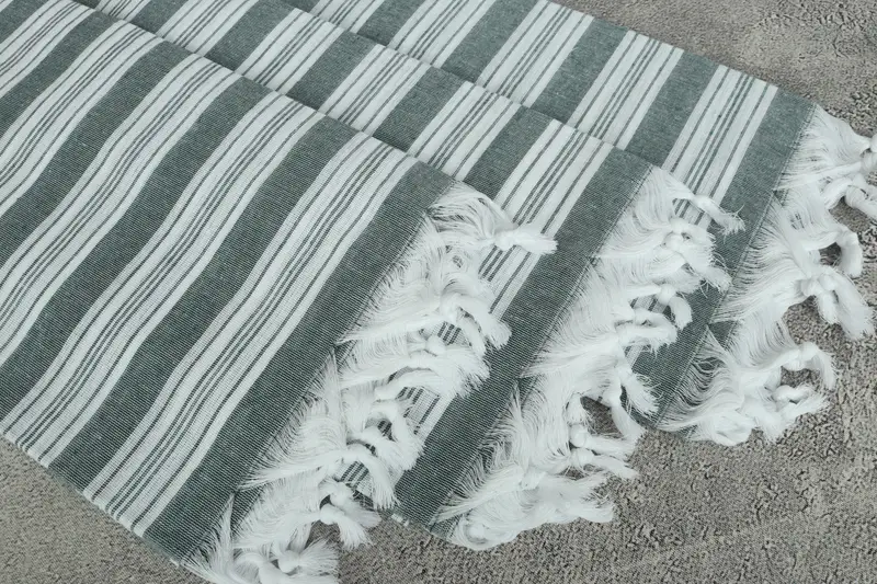 Antibacterial Turkish peshtemal towel, House Warming Gift, Valentines Day Gift For Her, Thin towel, Best Beach Towel, Bachelorette Party Favors - 5