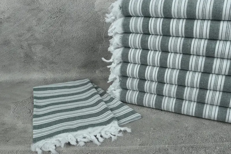 Antibacterial Turkish peshtemal towel, House Warming Gift, Valentines Day Gift For Her, Thin towel, Best Beach Towel, Bachelorette Party Favors - 2