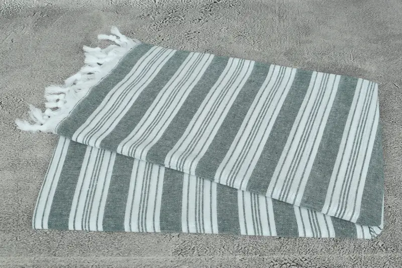 Antibacterial Turkish peshtemal towel, House Warming Gift, Valentines Day Gift For Her, Thin towel, Best Beach Towel, Bachelorette Party Favors - 6