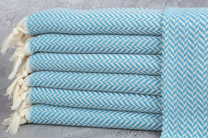Personalized Gifts, 36x18 Cotton Chevron Towel, Wedding Gift Kitchen Towel, Gift For Boyfriend, Turkish Towel Hand Towel, Monogrammed Hand Towel - 1