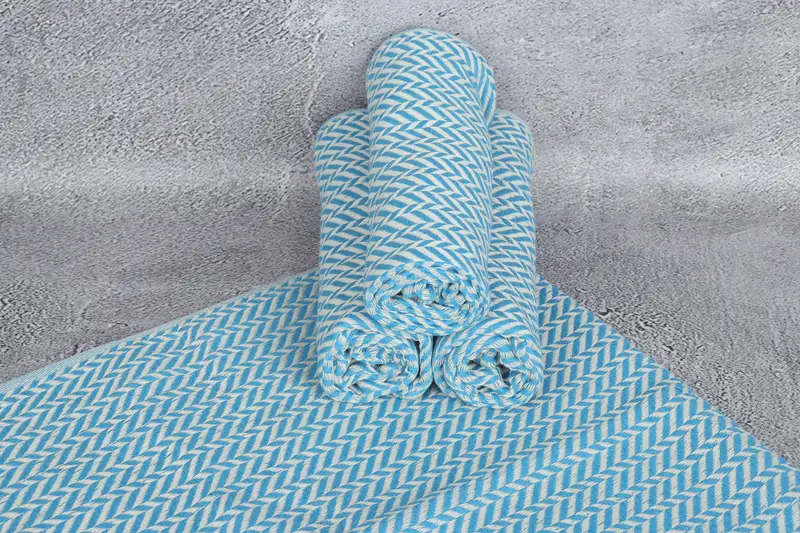 Personalized Gifts, 36x18 Cotton Chevron Towel, Wedding Gift Kitchen Towel, Gift For Boyfriend, Turkish Towel Hand Towel, Monogrammed Hand Towel - 7