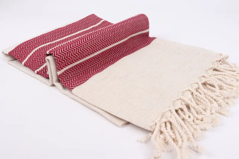 Hammam towel, Turkish Bath Towel Set, Bachelorette Party Gifts, Home Decor Towel, 68x40 Linen Zig zag Towel, Bachelorette Gifts, Fouta towel - 6