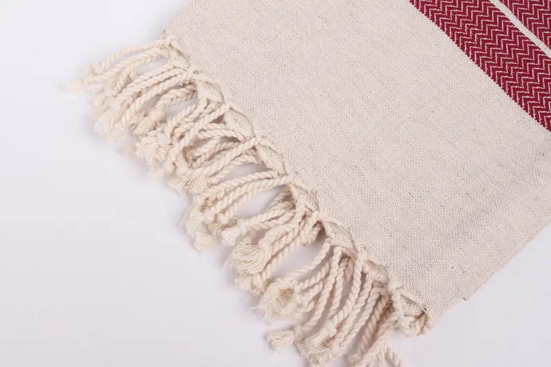 Hammam towel, Turkish Bath Towel Set, Bachelorette Party Gifts, Home Decor Towel, 68x40 Linen Zig zag Towel, Bachelorette Gifts, Fouta towel - 7