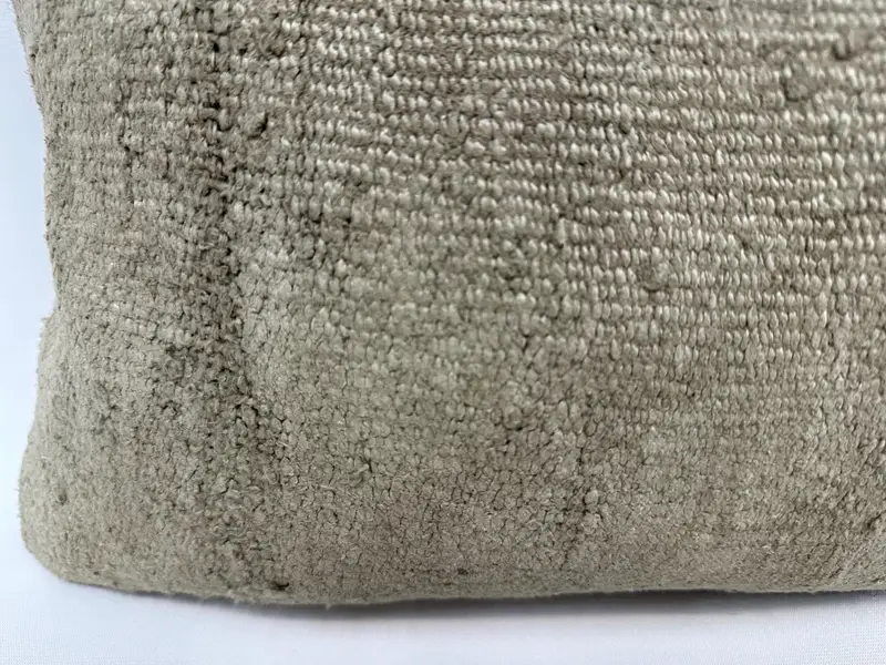 Vintage Pillow, Shabby Chic Cushion Cover, Pillow Sham, Handmade Kilim Cushion, 12x20 Beige Pillow Case, Kilim Cushion Sham, Christmas Pillow Sham - 2