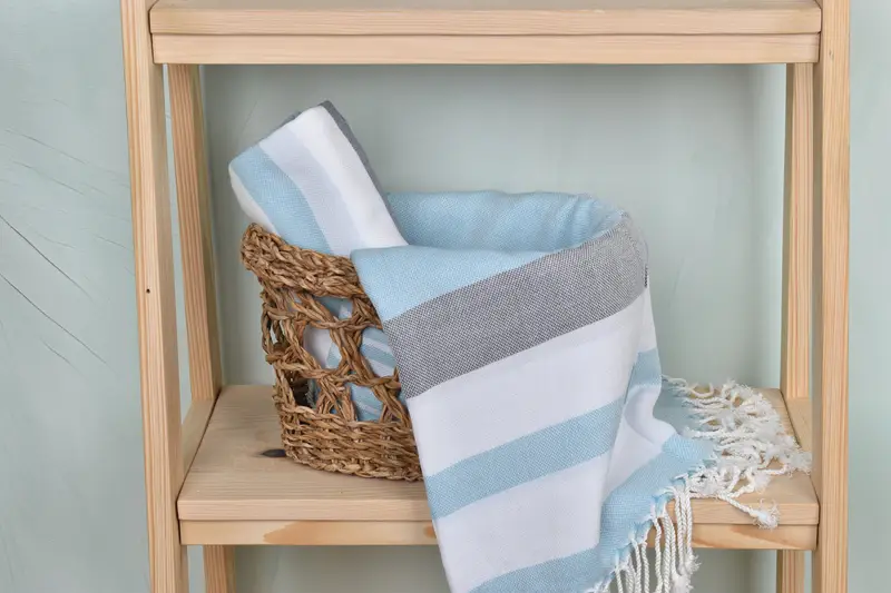 Luxury Turkish Bath Towel, Organic Turkish towel, 70x40 Cotton Striped Towel, Soft towel, Towel With Name, Best Friend Christmas Gift, Gift For Her - 4