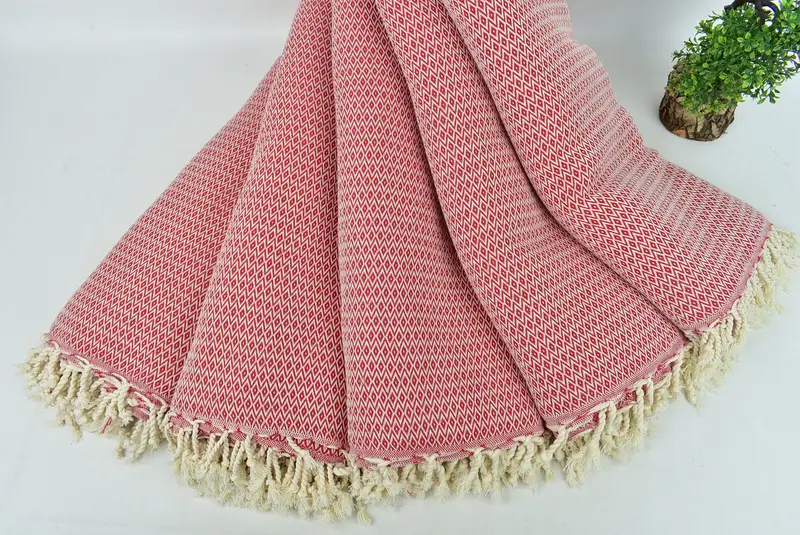 Personalized Gifts, Tablecloth, 96x80 Cotton Diamond Towel, Custom Blanket, Gift For The Home Decor, Turkish Beach Blanket, Memorial Gift - 4