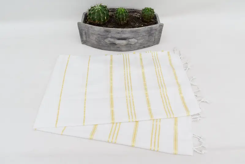 Çalışan Hediyeleri, 40x24 Pamuklu Çizgili Havlu, Kişiselleştirilmiş Mutfak Havlu, Özel El Havlu, Kişiselleştirilmiş Bulaşık Havlusu, Nedime Hediye, Hediye Onun İçin - 8