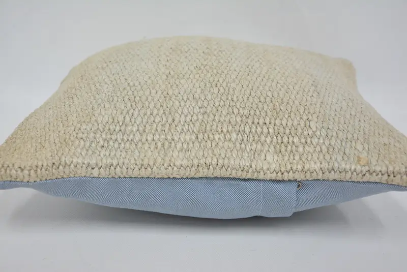 Cushion, Interior Designer Pillow, Home Decor Pillow, Boho Pillow Sham Cover, Decorative Throw Pillow, 14x14 Beige Pillow Cover - 5