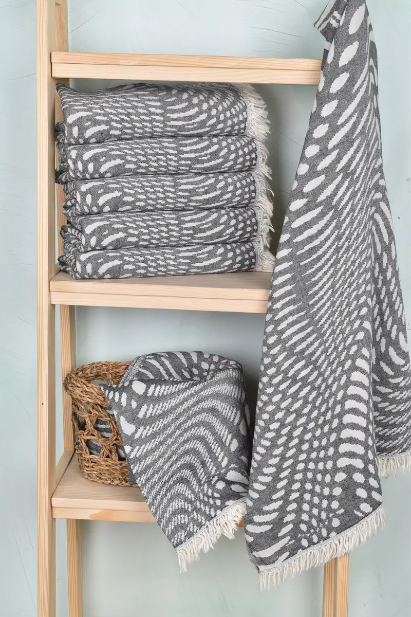 Lightweight Turkish towel, Home Decor Gifts, Personalized Home Gift Wedding, Beach towel, Home Decor Towel, Yoga Towel, 68x36 Cotton Patterned Towel - 4