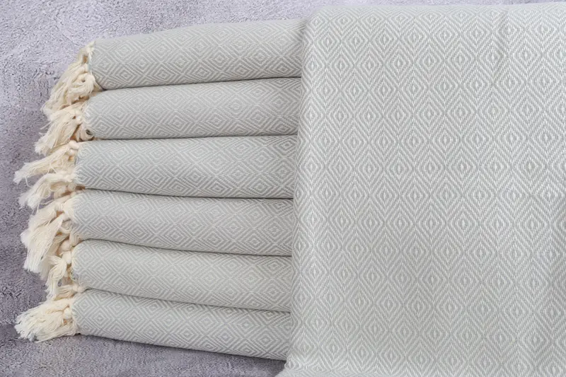 Grandma Gift, Monogram Turkish Towel, Personalized Towel Gift, 70x40 Cotton Diamond Towel, Custom Wedding Gifts, Bachelor Bachelorette Party Favors - 1