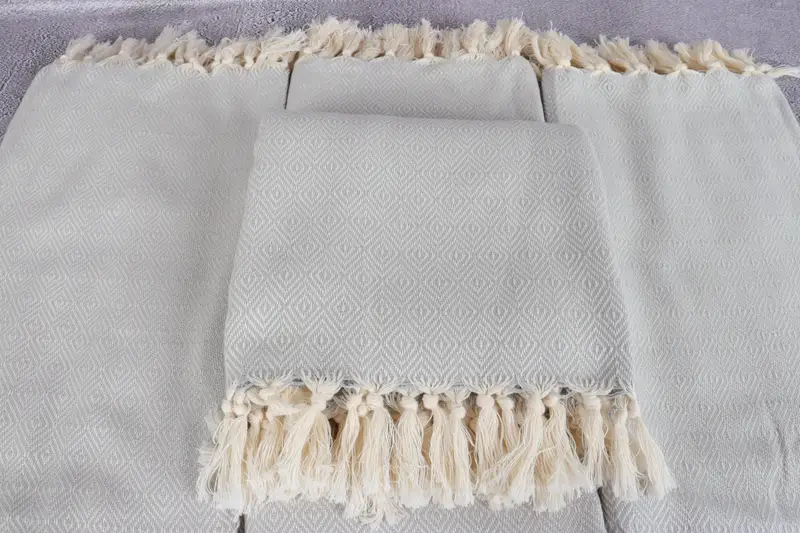 Grandma Gift, Monogram Turkish Towel, Personalized Towel Gift, 70x40 Cotton Diamond Towel, Custom Wedding Gifts, Bachelor Bachelorette Party Favors - 4