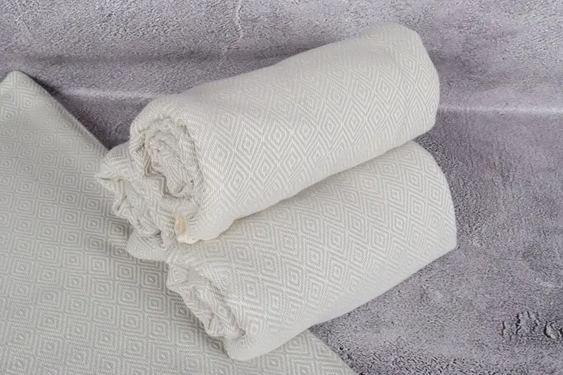 Grandma Gift, Monogram Turkish Towel, Personalized Towel Gift, 70x40 Cotton Diamond Towel, Custom Wedding Gifts, Bachelor Bachelorette Party Favors - 7