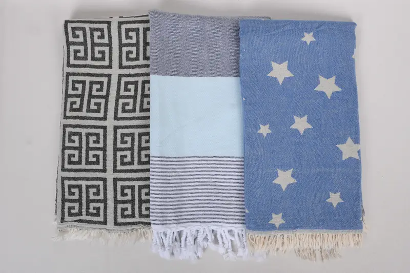 70x40 Cotton Set of 8 Towel, Sand-resistant towel, Monogram Towels, Beach Size Towel, Sand-free towel, Boyfriend Christmas Gift, Wedding Favors - 7