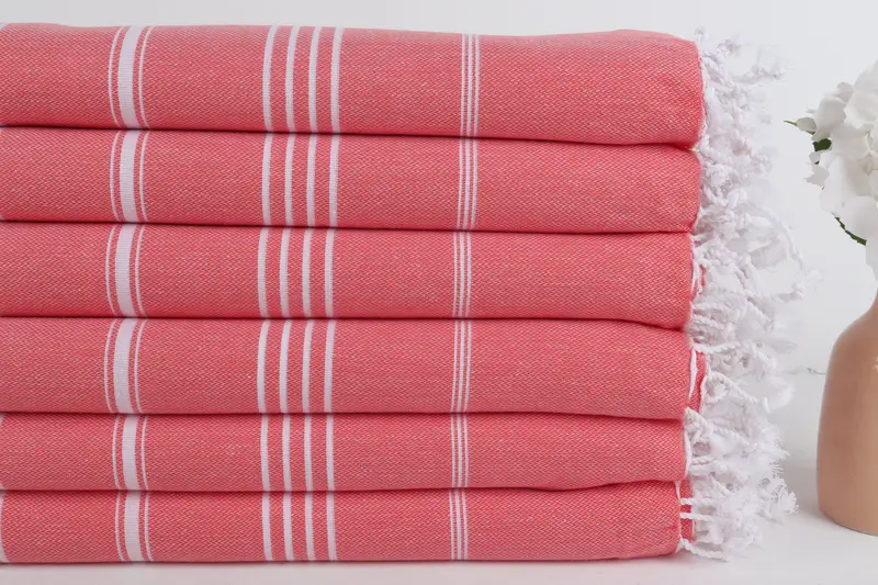 Custom Beach Towel, Housewarming Gift, Personalized Gift For Her, Beach Towel Gift, 70x40 Cotton Striped Towel, Personalized Bridesmaid Beach Towel - 3