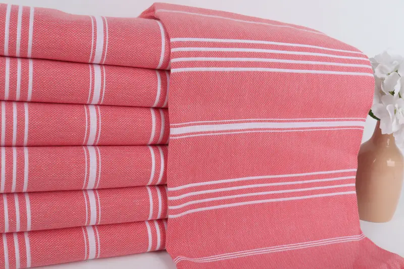 Custom Beach Towel, Housewarming Gift, Personalized Gift For Her, Beach Towel Gift, 70x40 Cotton Striped Towel, Personalized Bridesmaid Beach Towel - 2
