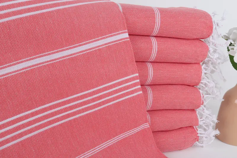Custom Beach Towel, Housewarming Gift, Personalized Gift For Her, Beach Towel Gift, 70x40 Cotton Striped Towel, Personalized Bridesmaid Beach Towel - 1