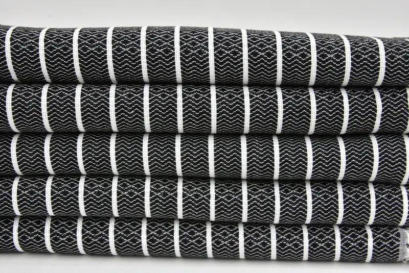 Gift For Best Friend, Beach towel, Sand-free towel, 70x40 Cotton Striped Towel, Beach Towel Bulk, Best Wedding Gift, Monogram Turkish Towel - 5