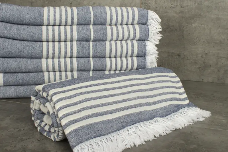 Monogram Beach Blanket, Custom Blanket, Turkish Bedcover, Woven Blanket, Embroidery Bedspread, Bachelorette Gifts, 84x60 Cotton Patterned Towel - 3