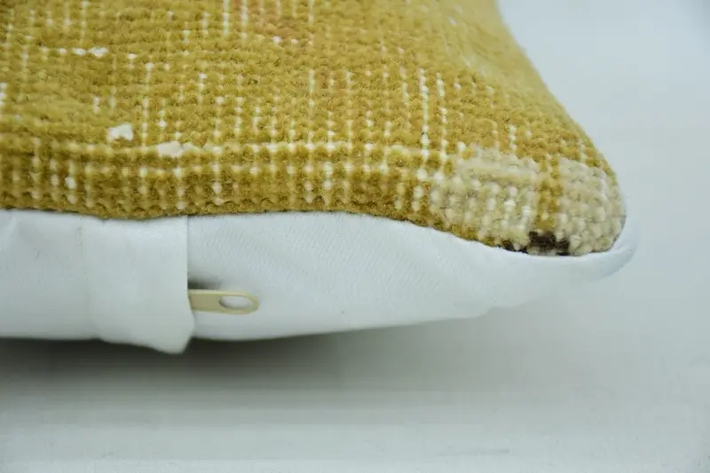 Pillow for Sofa, 8x16 Beige Pillow Sham, Car Cushion, Vintage Kilim Pillow, Kilim Pillow Cover, Pillow Cover, Outdoor Bolster Pillow Sham - 5