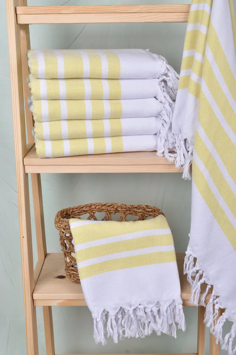 Hammam Towel USA, Sand-resistant towel, Beach Size Towel, 70x40 Cotton Herringbone Towel, Housewarming Gift, Personalized Gift For Him, Gift For Her - 3