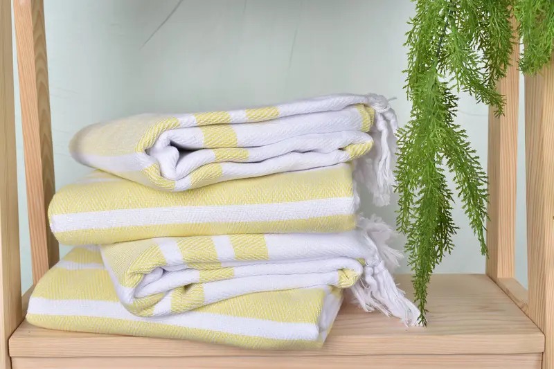 Hammam Towel USA, Sand-resistant towel, Beach Size Towel, 70x40 Cotton Herringbone Towel, Housewarming Gift, Personalized Gift For Him, Gift For Her - 7