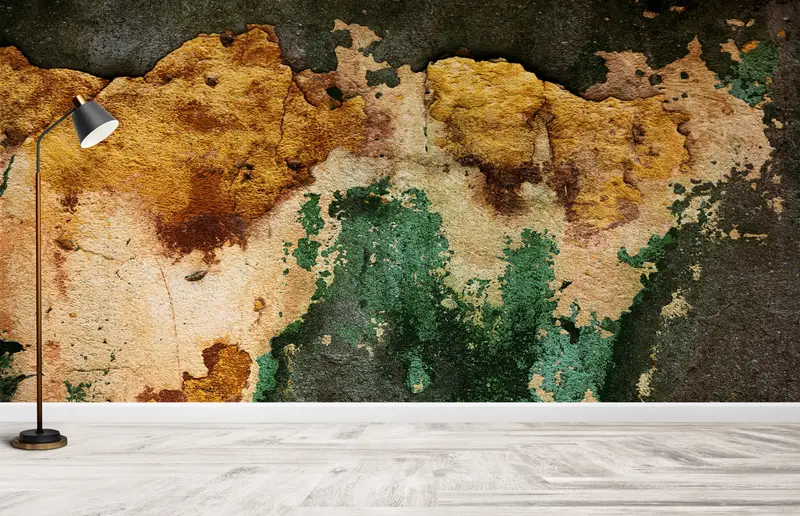 Modern Wall Paper,Modern Wall Painting,3d Wall Paper,Paper Wall Art ,Old Wall Texture Wall Painting,Vintage Plaster Wall Poster, - 7