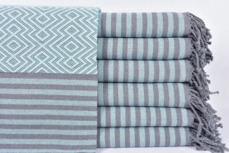 Handmade Gift, 70x40 Cotton Diamond Towel, Scarf Towel, Pool Towels, Bachelor Bachelorette Party Favors, Custom Wedding Gifts, Embroidery Towels - 1