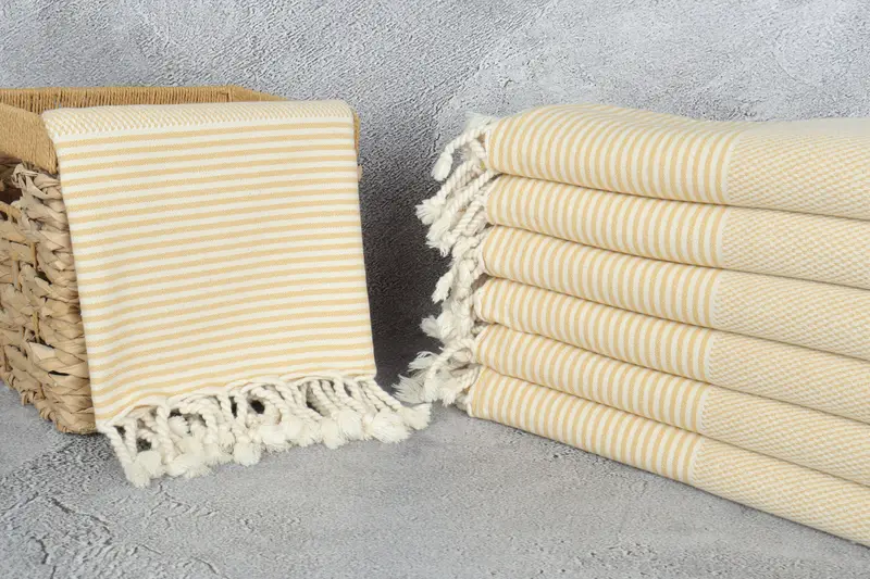 Girls Weekend Getaways Ideas, 70x36 Cotton Striped Towel, Valentines Day Gift Idea, Personalized Gifts, Bachelorette Party Favors, Fouta towel - 3