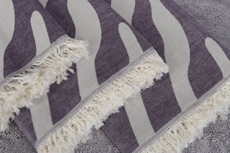 Peshtemal Towel, 70x40 Cotton Patterned Towel, Personalized Bridesmaid Beach Towel, Valentines Day Gift, Fouta towel, Bridesmaid Gifts - 6